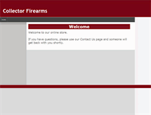 Tablet Screenshot of collectorfirearms.com